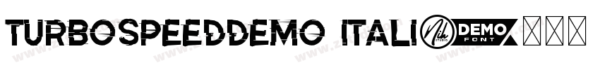 TurboSpeedDemo Itali字体转换
